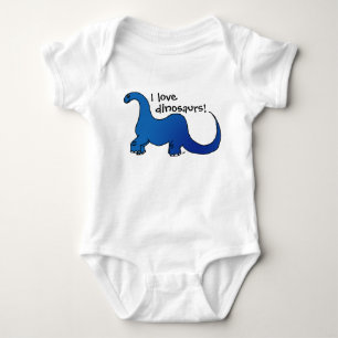 Dinosaurier der Liebe I! Baby Strampler