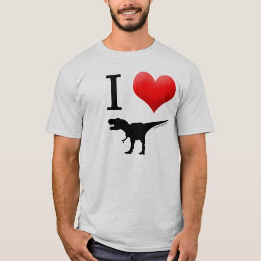 Dinosaurier der Liebe I T-Shirt (Vorderseite)