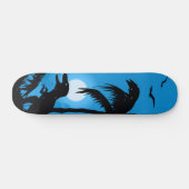 Dinosaurier der Nacht Skateboard (Horizontal)