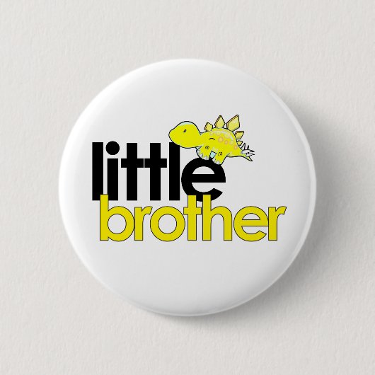 Dinosaurier des kleinen Bruders neu Button (Vorderseite)