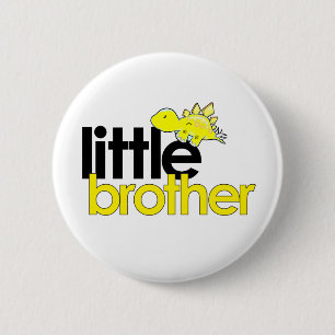 Dinosaurier des kleinen Bruders neu Button