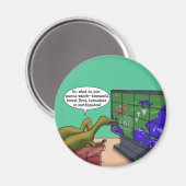 Dinosaurier des Klimawandels Magnet (Vorderseite/Rückseite)
