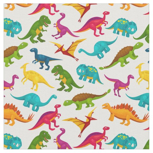Dinosaurier Design Fabric Stoff (Nahaufnahme)