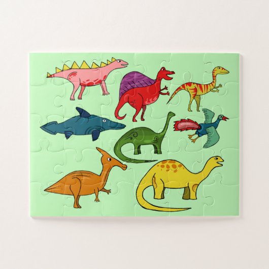Dinosaurier Design Jigsaw Puzzle (Horizontal)