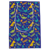 Dinosaurier Design Mittlere Geschenktüte (Vorderseite)
