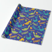 Dinosaurier Design Wrapping Paper Geschenkpapier (Ungerollt)