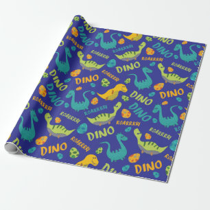Dinosaurier Design Wrapping Paper Geschenkpapier