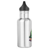 Dinosaurier-Diät morgen Edelstahlflasche (Links)