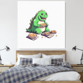 Dinosaurier-Diät morgen Leinwanddruck (Insitu (Schlafzimmer))