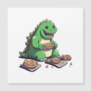 Dinosaurier-Diät morgen Magnetkarte