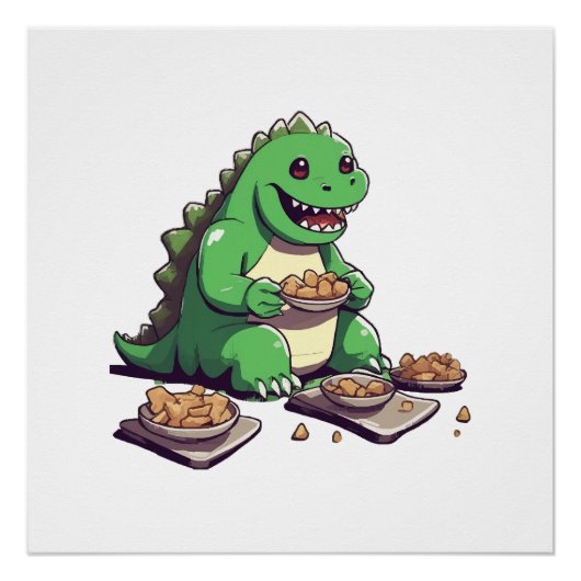 Dinosaurier-Diät morgen Poster (Vorderseite)