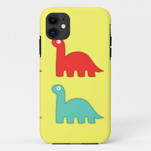 Dinosaurier Dino Art iPhone Case (Rückseite)