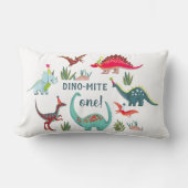 Dinosaurier-Dino-Milbe Lendenkissen (Vorderseite)
