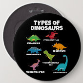 Dinosaurier Dinosaurier Lover für Kinder Button (Vorne & Hinten)