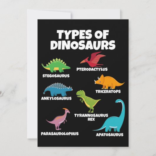 Dinosaurier Dinosaurier Lover für Kinder Einladung (Vorderseite)
