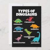 Dinosaurier Dinosaurier Lover für Kinder Einladung (Rückseite)