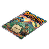 Dinosaurier Discovery - Personalisiert prähistoris Notizblock (Linke Seite)
