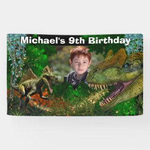 Dinosaurier Dschungel T-Rex Jungs Foto prähistori Banner