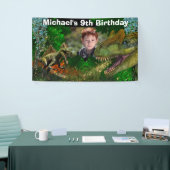 Dinosaurier Dschungel T-Rex Jungs Foto prähistoris Banner (Messeveranstaltung)