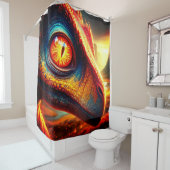 Dinosaurier Duschvorhang (Beispiel)