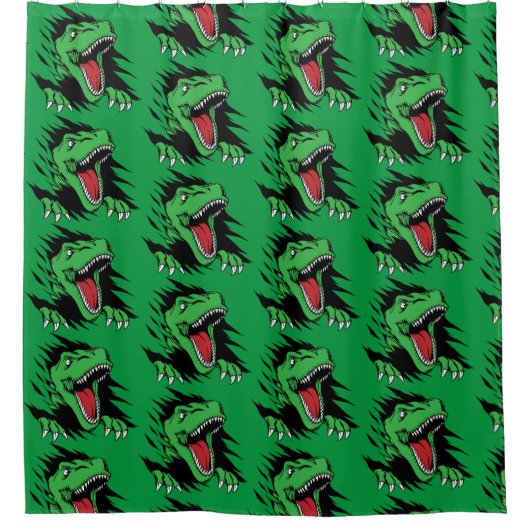 Dinosaurier Duschvorhang (Vorderseite)