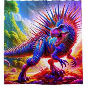 Dinosaurier Duschvorhang