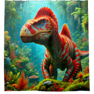 Dinosaurier Duschvorhang
