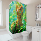 Dinosaurier Duschvorhang (Beispiel)