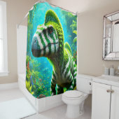Dinosaurier Duschvorhang (Beispiel)