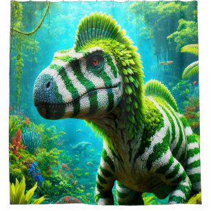Dinosaurier Duschvorhang