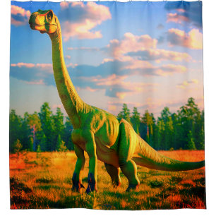 Dinosaurier Duschvorhang