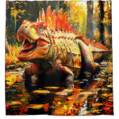 Dinosaurier Duschvorhang (Vorderseite)