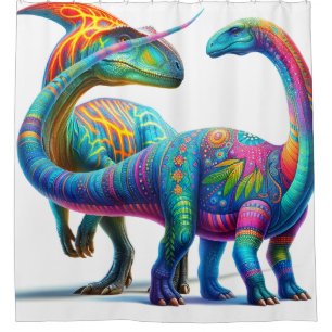 Dinosaurier Duschvorhang