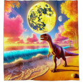 Dinosaurier Duschvorhang (Vorderseite)