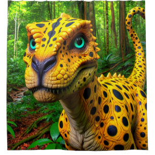 Dinosaurier Duschvorhang