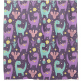 Dinosaurier Duschvorhang (Vorderseite)