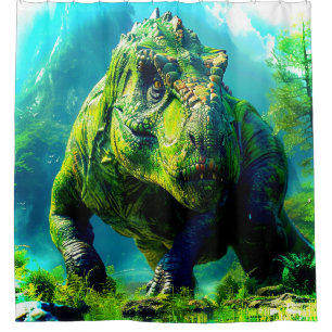 Dinosaurier Duschvorhang