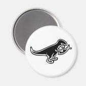 Dinosaurier Eating Jesus Fish Magnet (Vorderseite/Rückseite)