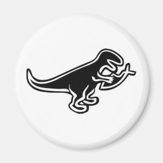 Dinosaurier Eating Jesus Fish Magnet