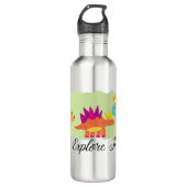 Dinosaurier Edelstahlflasche (Vorderseite)