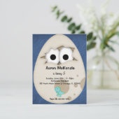 Dinosaurier Egg Einladung (Stehend Vorderseite)