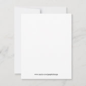 Dinosaurier Egg Einladung (Rückseite)