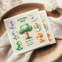 Dinosaurier Egg Niedlich Watercolor Babydusche