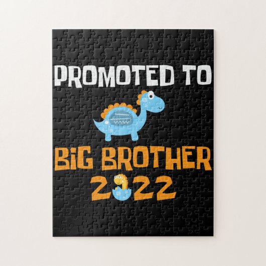 Dinosaurier-Ei-Hatching für den großen Bruder Puzzle (Vertikal)