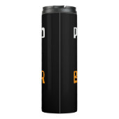 Dinosaurier-Ei-Hatching für den großen Bruder Thermosbecher (Rückseite)