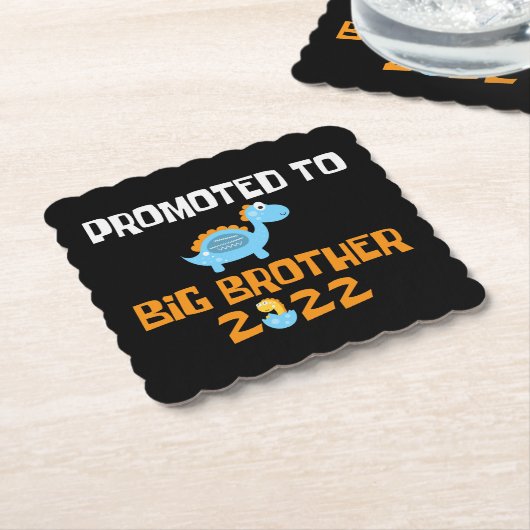 Dinosaurier-Ei-Hatching für den großen Bruder Untersetzer (angewinkelt)