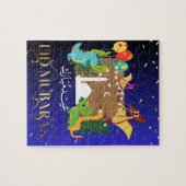 Dinosaurier-eid-Mubarak-Rätsel Puzzle (Horizontal)