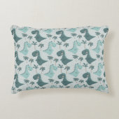 Dinosaurier Einfaches skandinavisches Kinderdesign Dekokissen (Vorderseite)