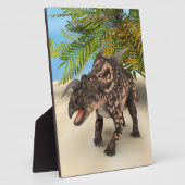 Dinosaurier Einiosaurus Fotoplatte (Seite)