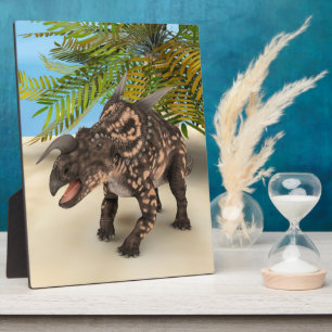 Dinosaurier Einiosaurus Fotoplatte